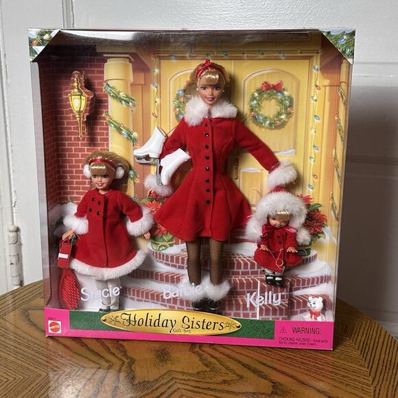 Vintage Barbie Holiday Sisters 1999 Gift Set Stacie, Barbie, Kelly-MPN 23617-NIB - Picture 4 of 14